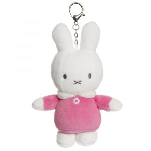 瑞典 Teddykompaniet Miffy 桃紅米飛兔吊飾